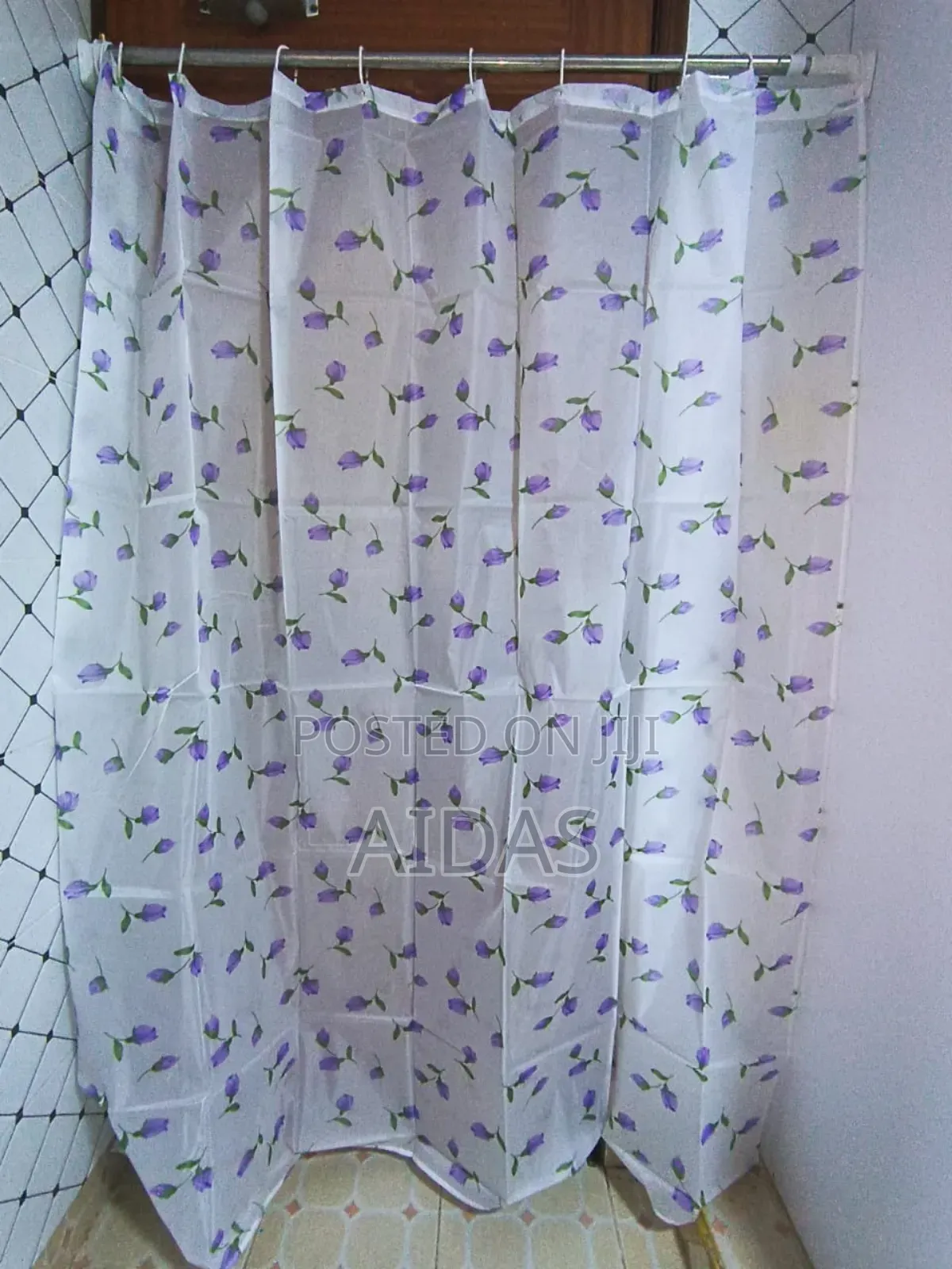 Flowered Showerd Curtains