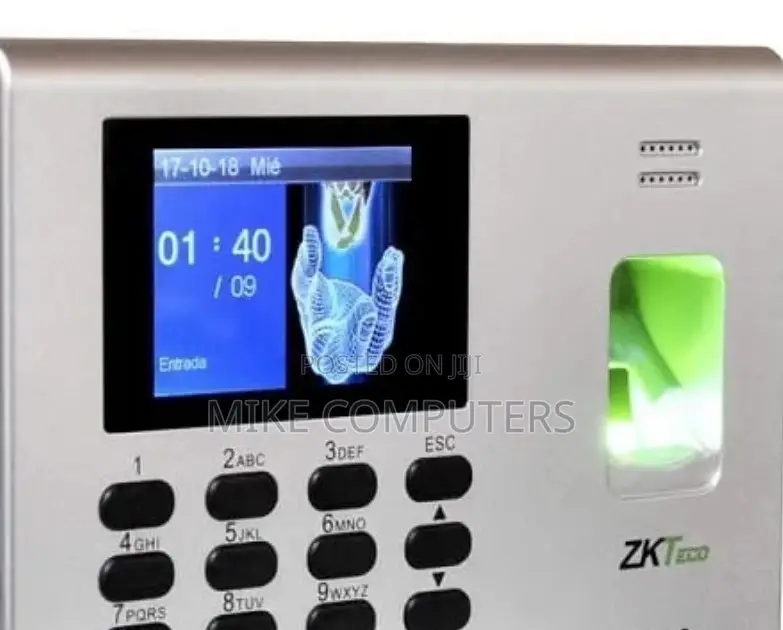 Zk Teco Biometric Time Attendance Zkteco Terminal.