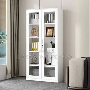 Office Cabinet:Office Open View White Steel Document Cabinet
