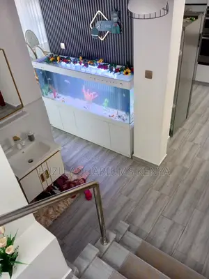 Deluxe Aquarium Set With Matching Cabinet Base