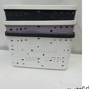 Heavy Large Plastic Storage Basket at 