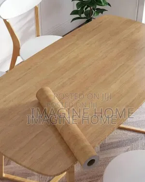 Wooden Marble Contact Paper