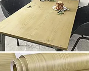 Brown Wooden Marble Contact Paper