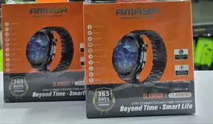 Amaya Asw-01 Metallic Silver Smart Watch* 