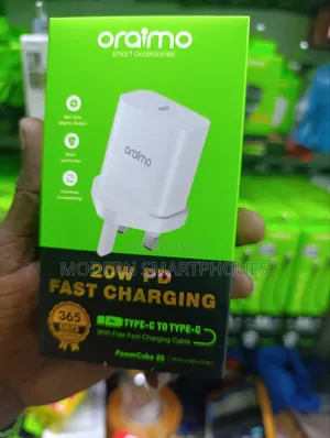 Oraimo Powercube 20 20w Wall Charger Kit