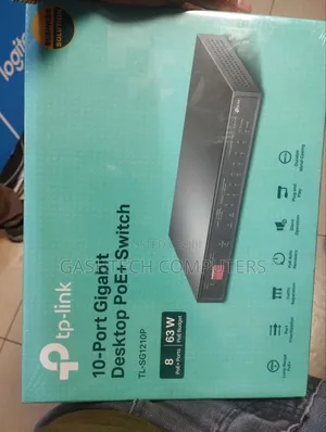 Tp-Link Tl-Sg1210p 10-Port Gigabit Switch 8-Port Poe+