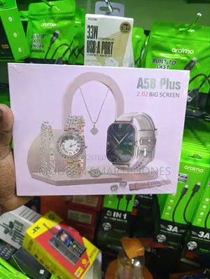 A58 Plus Smart Watch Gift Set