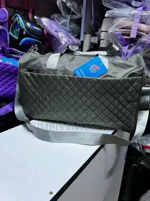 Grey  Duffle Quilted Travel Bags at 1400