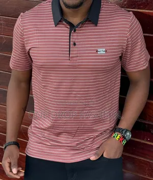 Men Greenwich Stripped Polo Shirts