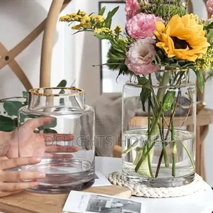 Modern Creative Clear Glass Vase_x