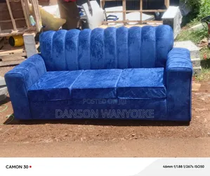 Three Seater Turquoise Blue Sofa on Sale