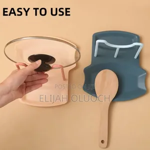 Spoon Rest and Pot Lid Holder Combo