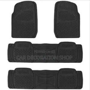 Heavy Duty Black 7 Seater Mats