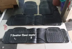 7 Seater Rubber Black Mats