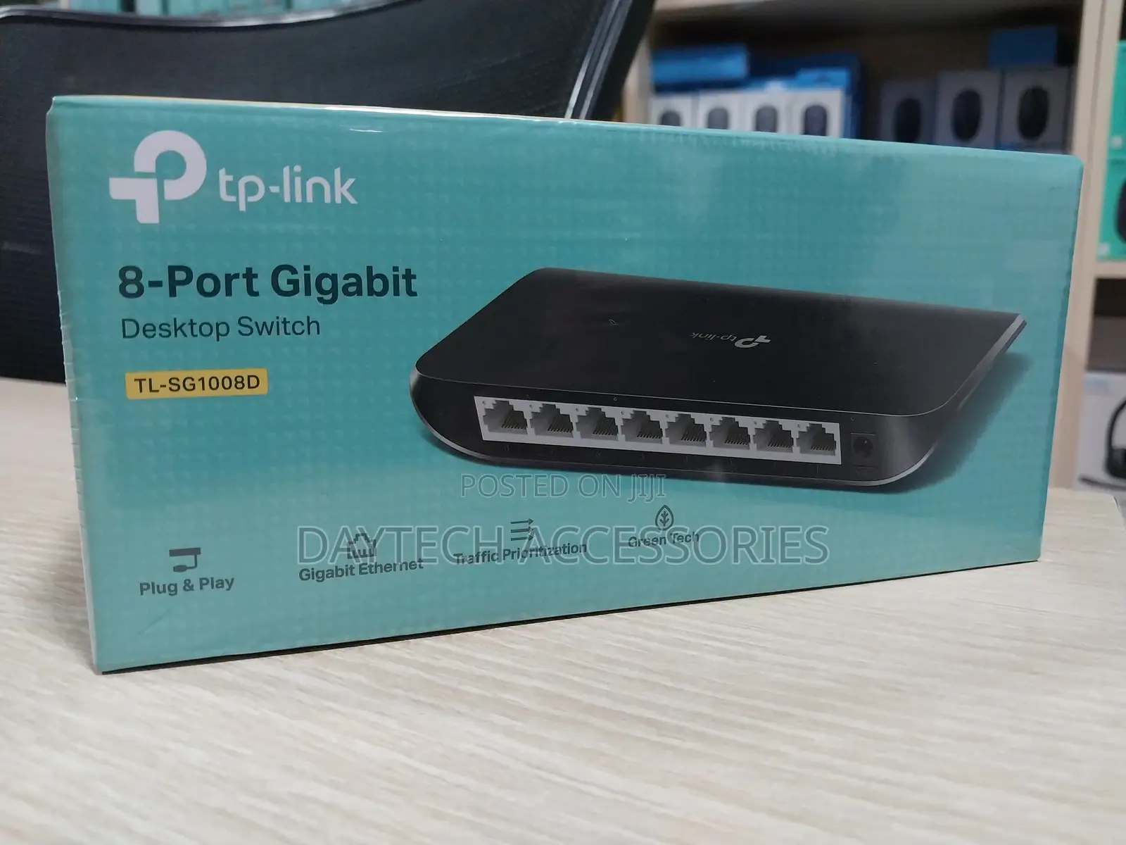 Tp-Link 8-Port Gigabit Ethernet Unmanaged Switch Plug Play
