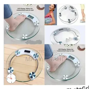 Clear Personal Weighing Scale at 
