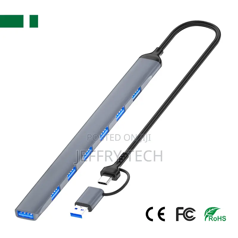 CHM-U703ac 7 Ports Usb and Type-C 3.0 Hub Extension
