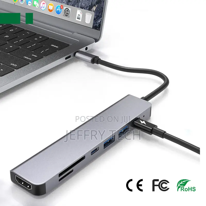 CHM-Tc701 Usb 3.1 Type-C to Hdmi+ Usb3.0 2.0+Usb-C+Sd+Tf+P