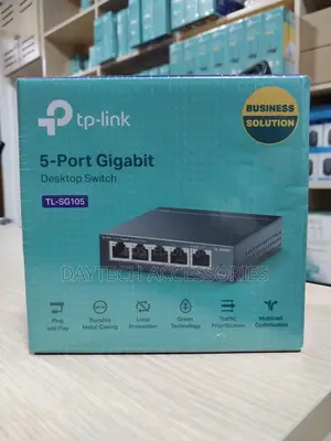 Tp-Link Tl-Sg105, 5 Port Gigabit Unmanaged Ethernet Switch,