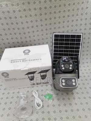 New V380-Dual Lens 4g Solar .Security Camera