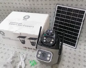 Easy to Install V380-Dual Lens 4g Solar Security Camera