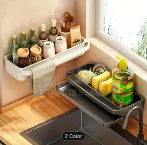 Wall-Mounted Sink Caddy Organizer_car