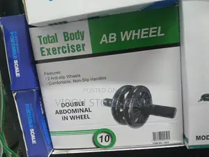 Ab Wheelroller Workout Arm and Waist Fitness Exerciser Wheel