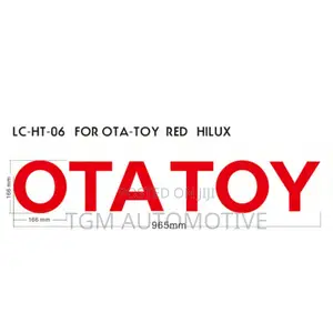 Toyota Sticker for Hilux (Red)