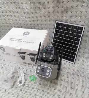 Low Cost V380-Dual Lens 4g Solar Security Camera