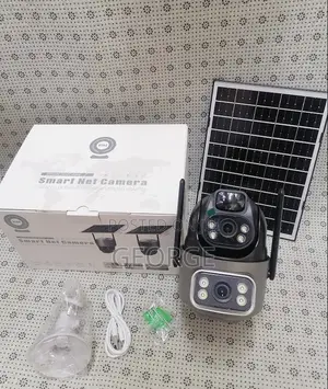 Efficient V380-Dual Lens 4g Solar Security Camera