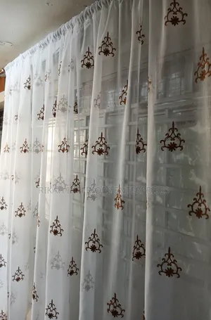 Sheer With Brown Details