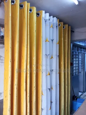 Velvet Yellow With Lines Gold Patterns Available on Offer