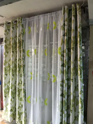 Green Blended Curtain Beautiful Green Curtain