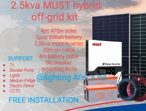 2.5kva Hybrid Gel Battery Off-Grid Solar System