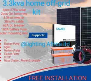 Safe Power 3.3kva Hybrid Gel Battery Off-Grid Solar System