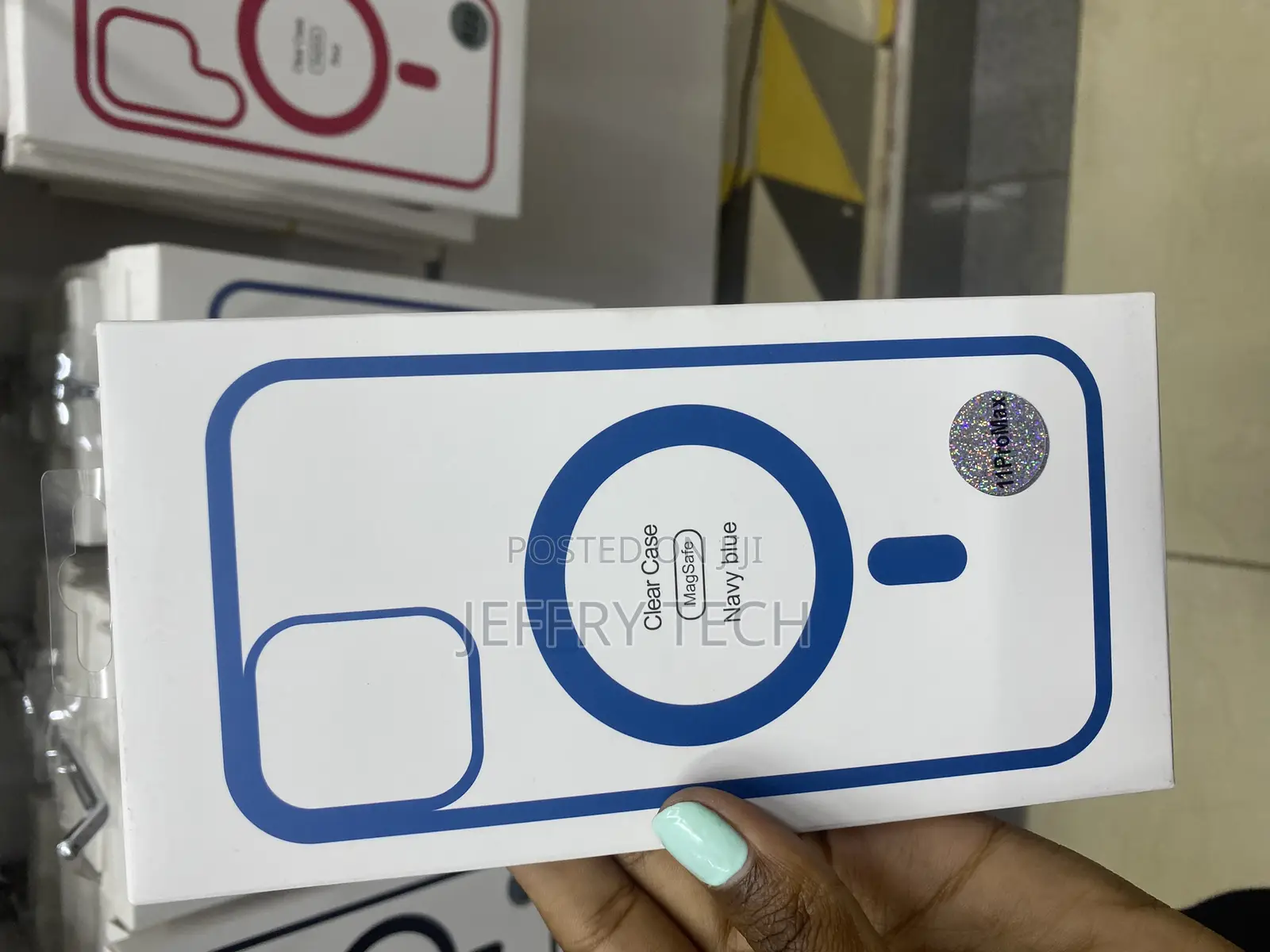 Inktree iPhone 11 Pro Max Magsafe Translucent Case-Blue