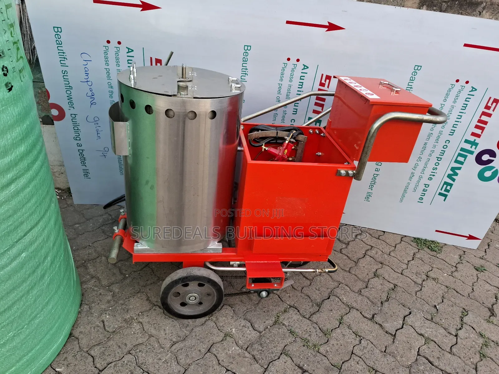 Thermoplastic Road Marking Machine.