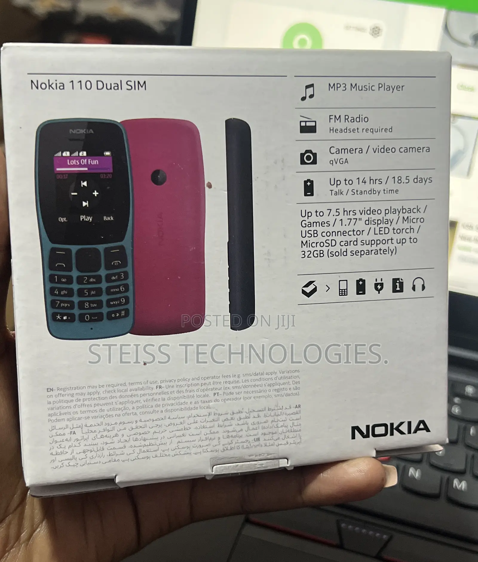 New Nokia 110 Black
