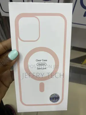 S.Tedazo Magsafe Clear Pc Case for iPhone 11 Pro -Sand Pink