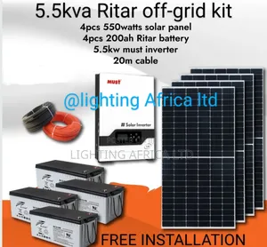 550w Hybrid Off-Grid Solar Kit