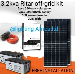Perfect Rural 3.2kva Ritar Off-Grid Kit