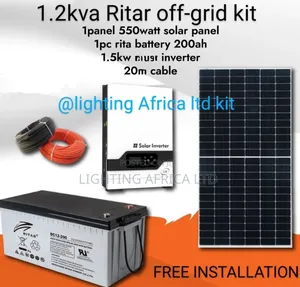 Rural Power 1.2kva Ritar Off-Grid Kit
