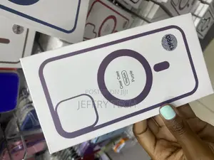 Hython iPhone 13 Pro Magsafe Transparent Case Slim-Purple