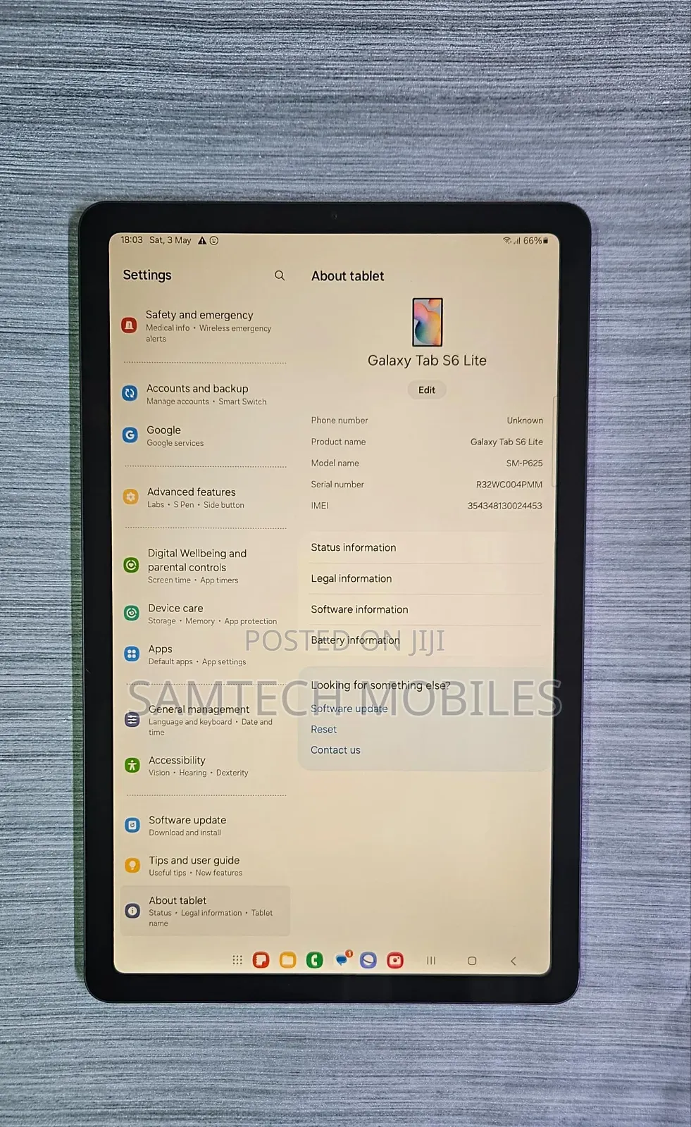 Samsung Galaxy Tab S6 Lite 64 GB Black