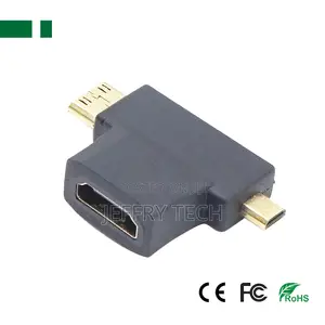 Cha-030 Hdmi Female to Micro and Mini Male Connector