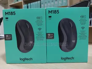 Logitech Compact Plug-and-Play Wireless Mouse M185 – Grey