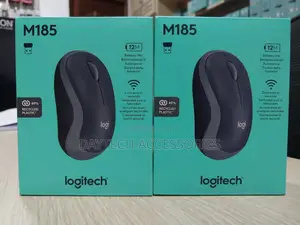 Logitech Compact Plug-and-Play Wireless Mouse M185 – Grey