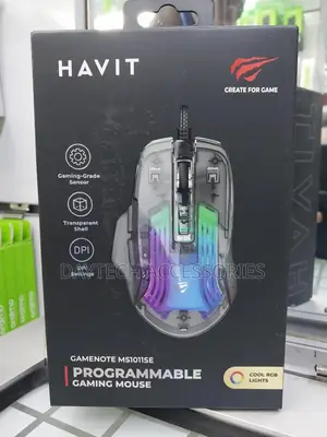 Havit Ms1011se Gaming Mouse 7200 Dpi 7 Buttons RGB