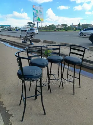 High Bar Stools, Black