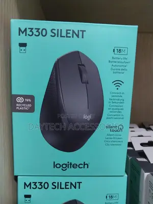 Logitech M330 Silent Wireless Mouse 2.4ghz Usb Nano Receiver